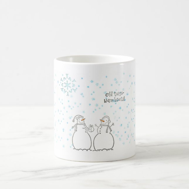 Warm-Hearted Snowmen Mug (Center)