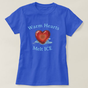 Warm Hearts Melt Ice Graphic T-Shirt Kindness