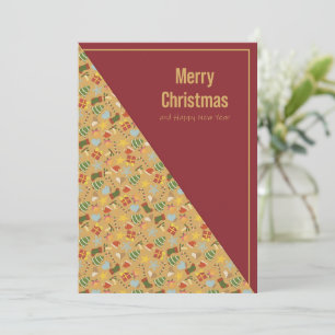 Warm Holiday & New Year Card