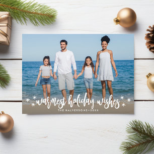 Warm Holiday Wishes Christmas or New Years Photo