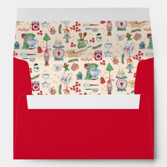 Warm Holiday Wishes | Cookies | Envelope (Back (Bottom))