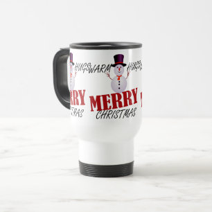 Warm Hugs Merry Christmas Travel Mug