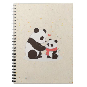 Warm Hugs, Panda Love Notebook