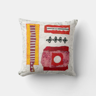 Warm In Here Throw Pillow - Abstract Art