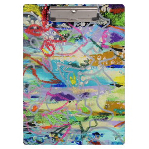 Warm Layers by Lydia's Art Sangria Clipboard