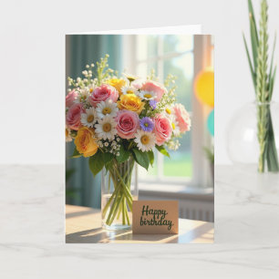Warm Light Birthday Card