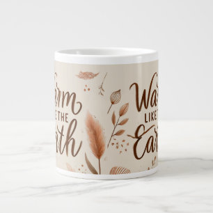 Warm Like the Earth Mug – Aesthetic Boho Coffee Cu