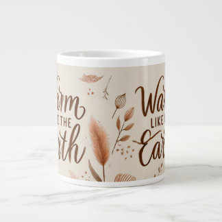 Warm Like the Earth Mug – Aesthetic Boho Coffee Cu
