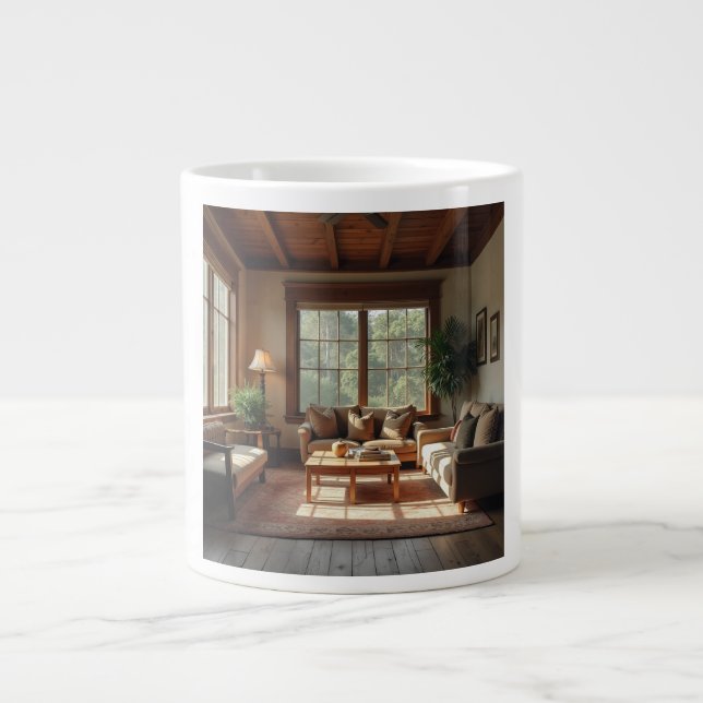 warm living room Speciality Mug (Front)