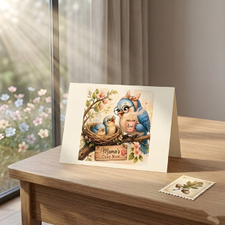 Warm Mama Folded Thank You Card  
