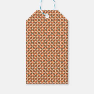 Warm Mid-Century Retro Boomerang Atomic Gift Tags