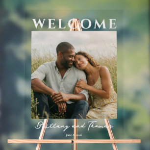 Warm Minimalist Photo Acrylic Sign