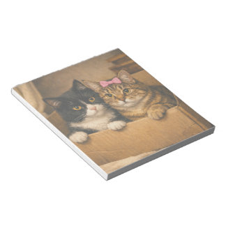 Warm Moments Cats in a Box Notepad