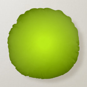 Warm Natural Shades of Green Colours of Nature Round Cushion