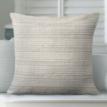 Warm Neutral Modern Throw Pillow