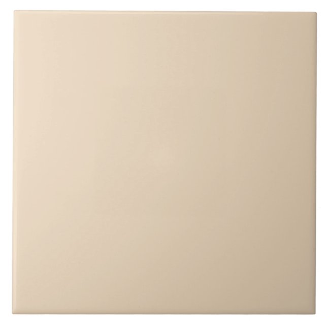 Warm Oat Beige Tile (Front)