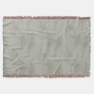 Warm Olive Green Christmas Throw Blanket