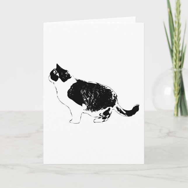 Warm Outline, Gentle Thought Card (Front)