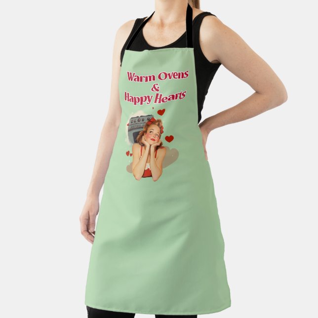 Warm Ovens Happy Hearts Apron (Insitu)