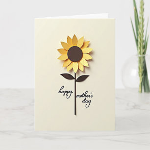 Warm Petal Mothers Day Card
