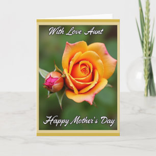 Warm Petals Mothers Day Card