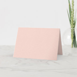 Warm Pink Darker Dot Grid Pattern Foldable Card