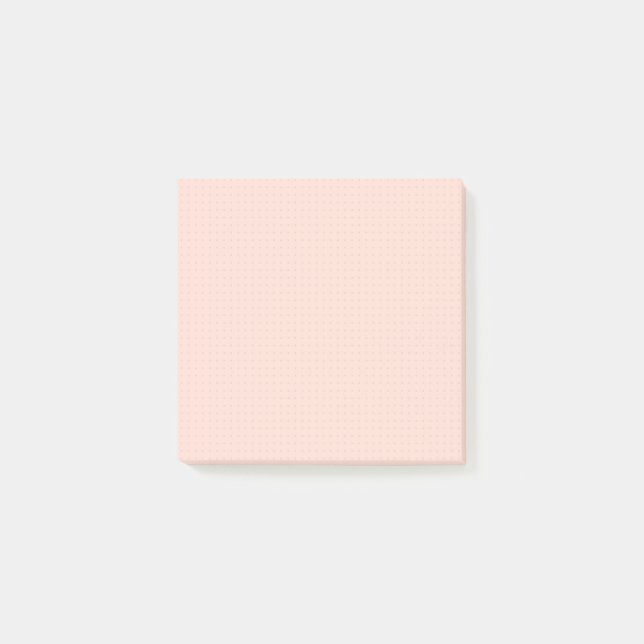 Warm Pink Light Dot Grid Notes (Front)