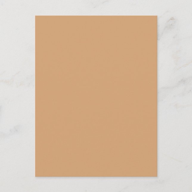 Warm Sand Custom Postcard – Elegant & Minimalist (Front)