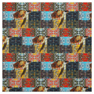 Warm Sea Turtle Pattern Fabric