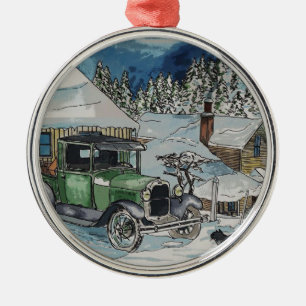 Warm Seat Metal Tree Decoration