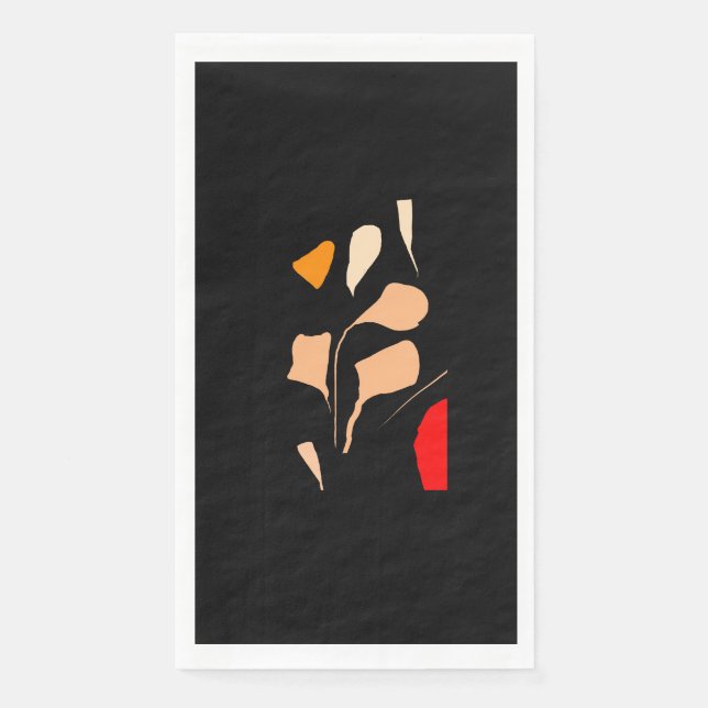 Warm shade petals napkin (Front)