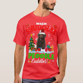 Warm Snuggles Sproodle Cuddles Xmas Tree Plaid San T-Shirt