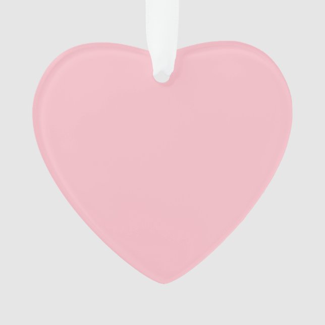 Warm Solid Pink Ornament (Front)