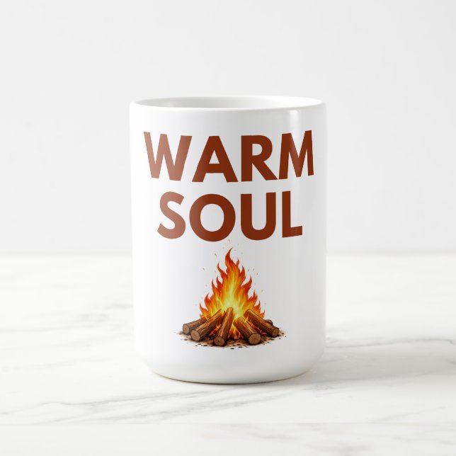 Warm Soul Minimal Fire Mug (Center)