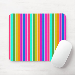 Warm Spring Stripes  Mouse Mat