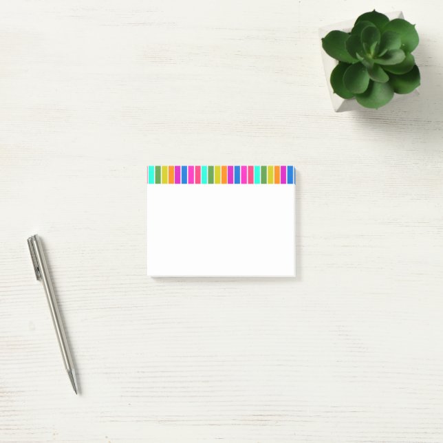 Warm Spring Stripes  Post-it Notes (Office)