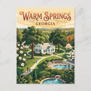 Warm Springs, Georgia Postcard