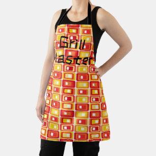Warm Stacked Rectangles  Apron