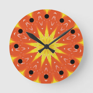 Warm Sun Coordinating Spa Wall Clock