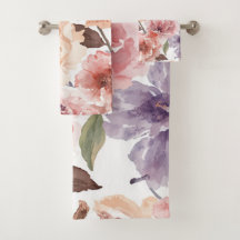 Warm Sunset Peony Watercolor Rose Floral