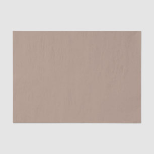 Warm Taupe Light Brown Neutral Solid Colour Tissue Paper