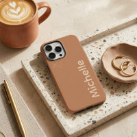 Warm Terracotta & Beige Aesthetic Custom Name