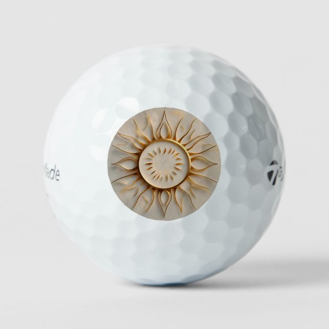 "Warm Texture" Golf Balls (Front)