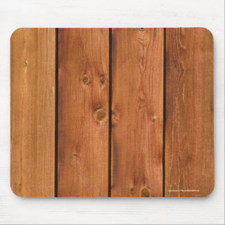 Warm-toned Barn Wood Board Photo Image Mouse Mat