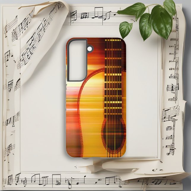 Warm Toned Guitar | Artistic Music Phone Case (Creator Uploaded)