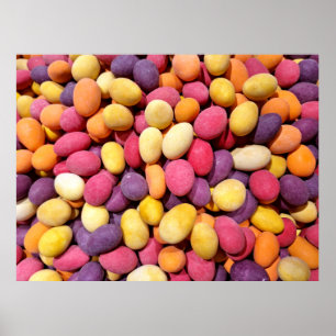Warm-toned Mixed Candies Poster