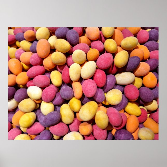 Warm-toned Mixed Candies Poster (Front)