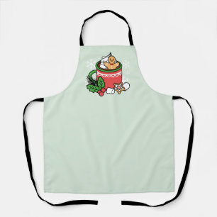 Warm Up with Snow Fall Cocoa Calls - Winter Drink Apron
