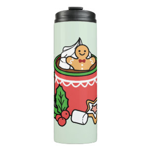 Warm Up with Snow Fall Cocoa Calls - Winter Drink Thermal Tumbler