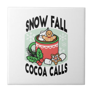 Warm Up with Snow Fall Cocoa Calls - Winter Drink Tile